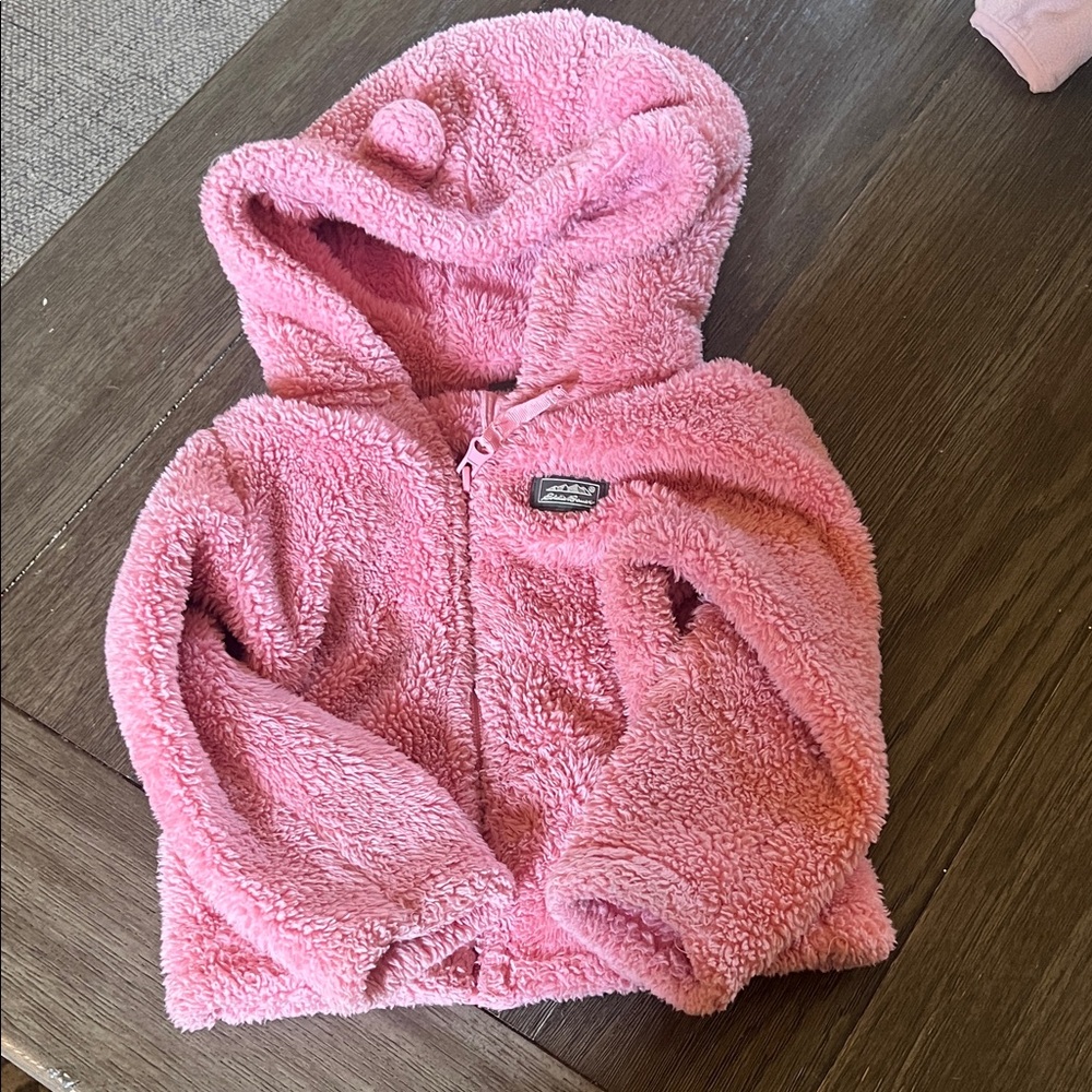 Eddie Bauer Pink Fleece Kids Hoodie